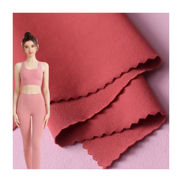 Polyester Imitation Cotton High Elastic Knit – for Fitting Sports, Fitness & Yoga T-Shirts | product image