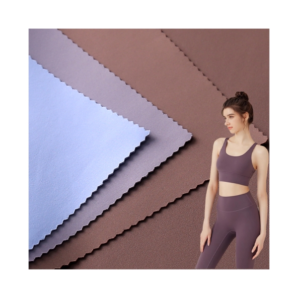 Custom Nylon Air Layer Double-Sided Sandwich Fabric – High Elastic, for Autumn/Winter Yoga, Sports,  | product image