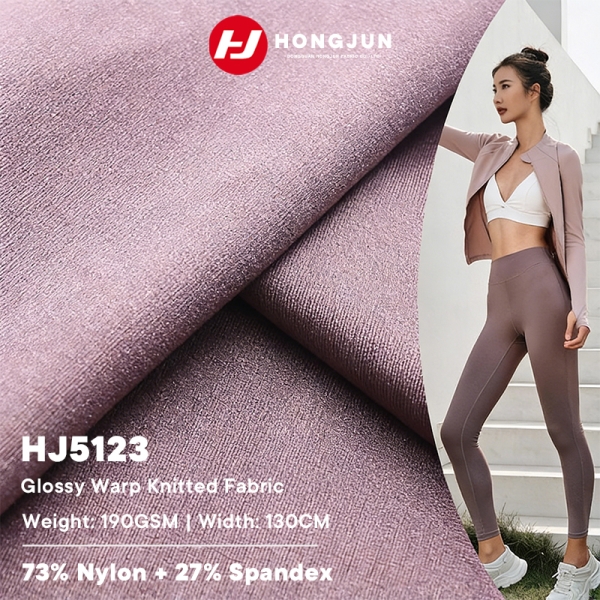 Factory 260g Fine Glitter Yoga Pants Spandex Stretchy Leggings Fitness Set Casual Sport Fabric | product image