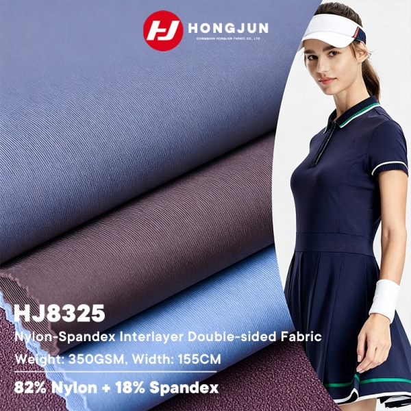 Factory Wholesale Highly Elastic Air Packed Double Faced Polyamide Sandwich Fabric for Winter Yoga W | product image