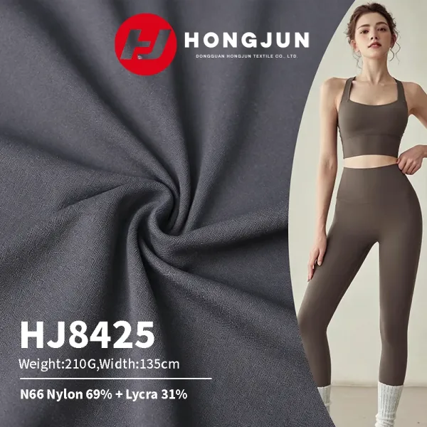 New Design 210G Double Sided Elastic Fabric Comfortable Wear Resistant and Tough for Yoga Clothing | product image