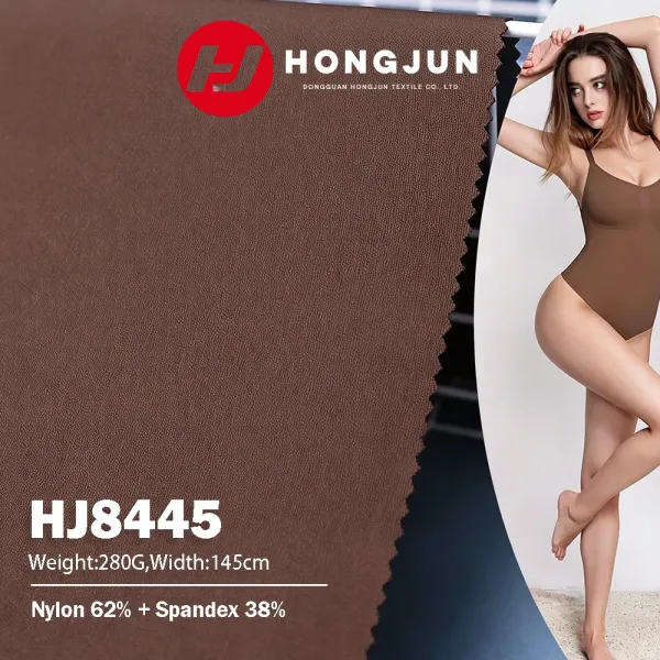 Luxury 280G Nylon Spandex High Elasticity Knitted Fabric for Body Shaping and Yoga Underwear | product image