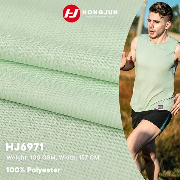 Factory Direct Selling Durable Wrinkle-Resistant 100% Polyester Athletic Fabric 100GSM for Men's Out | product image
