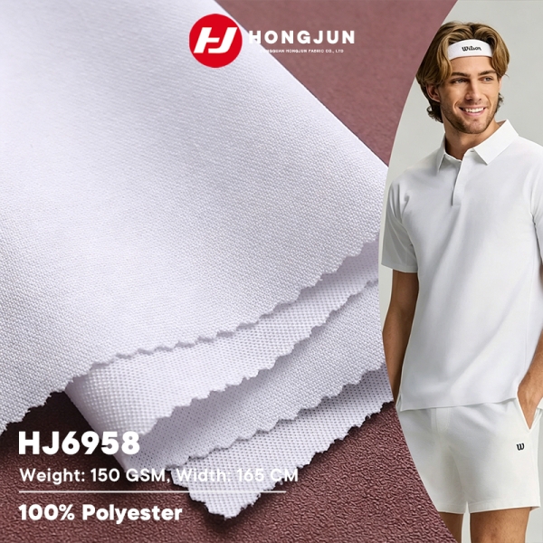 Wholesale Golf Casual Sport Fabric Moisture-wicking Sweat-absorbent Fabric Tennis Short-sleeved Polo | product image