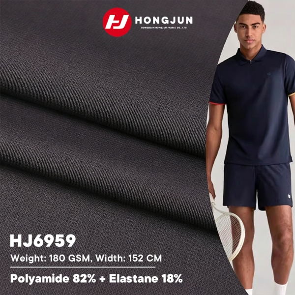 Direct Sale Stretch Fabric Breathable Wrinkle-resistant Running T-shirt Polo Shirt Casual Wear Fabri | product image