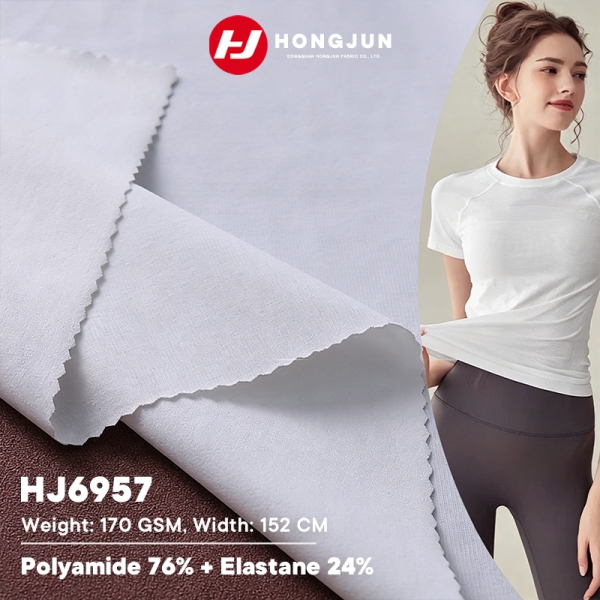 Direct Selling Moisture-wicking Quick-drying Sports Top Fabric Running Training Knitted Fabric Casua | product image