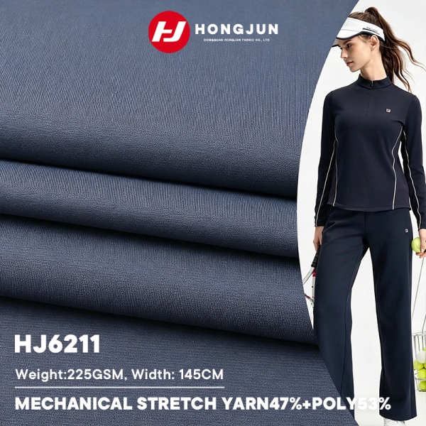 Direct Sale Sports Casual Fitness Wear Tennis Pants Clothing Fabric Stretch Yarn Quick-drying Sports | product image