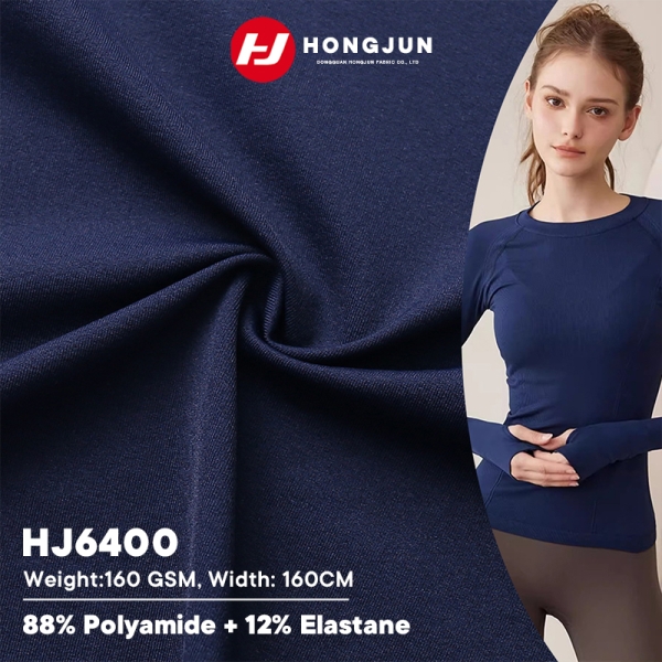 New Arrival High Elasticity Yoga Fabric Lightweight Running Sportswear Fabric Dance Fitness Tight-fi | product image