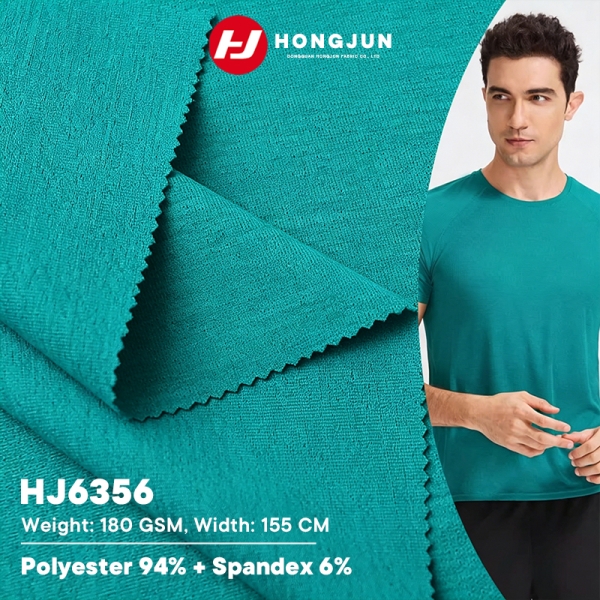 New Elastic Anti-wrinkle Knitted Fabric Fitness Training Clothing Running T-shirts Fabric Cycling Cl | product image