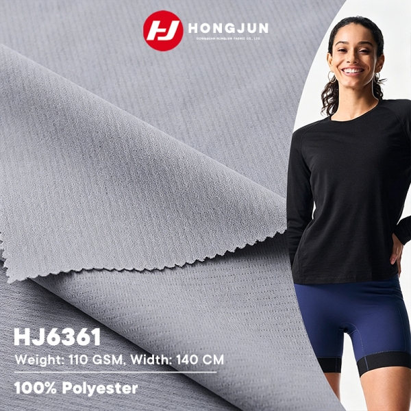 New Arrival Durable Anti-Pilling 100% Polyester Quick Dry Fabric for Women's Gym Training & Cycl | product image