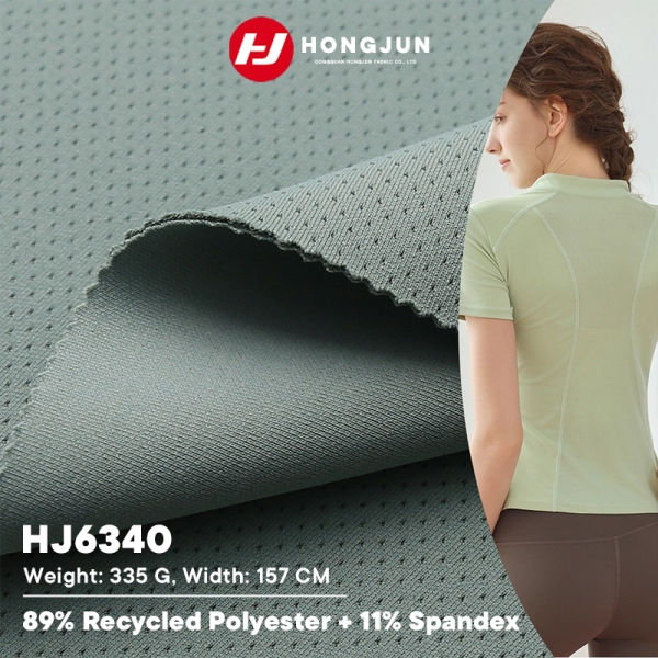 Factory Direct Sale High-elastic Breathable Mesh Fabric Moisture-wicking Quick-drying Sporty Yoga Cy | product image