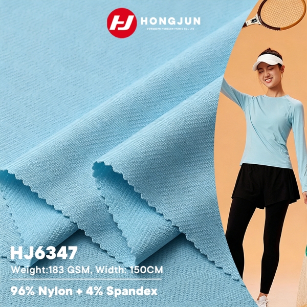 Wholesale High-elastic Knitted Fabric Breathable Sweat-wicking Fitness Sportswear Fabric Quick-dry C | product image