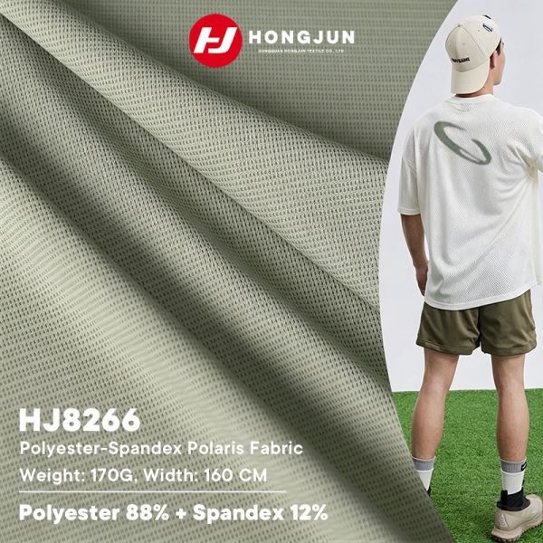Brand New Mesh Moisture-wicking Quick-drying Stretch Knitted Fabric Casual Sportswear T-shirts Fabri | product image