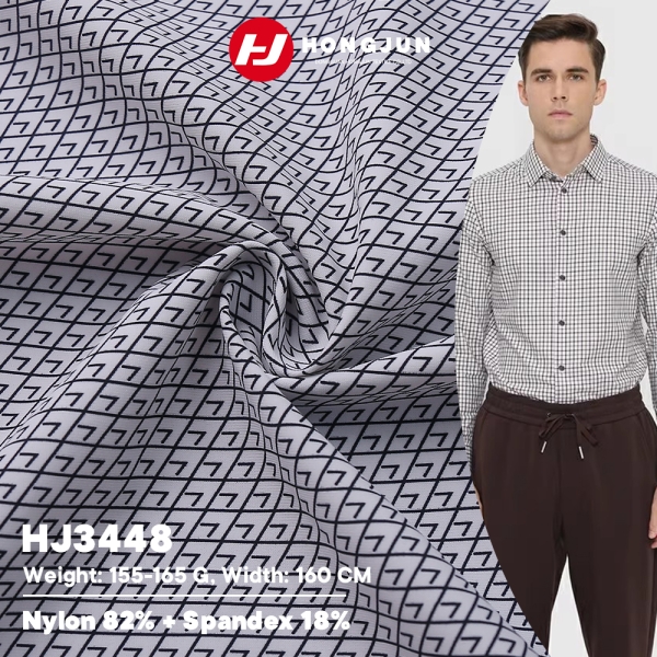 Low Price Lightweight Printing Checked Fabric with Double Warp Plain Can Be Used for Shirt and T Shi | product image