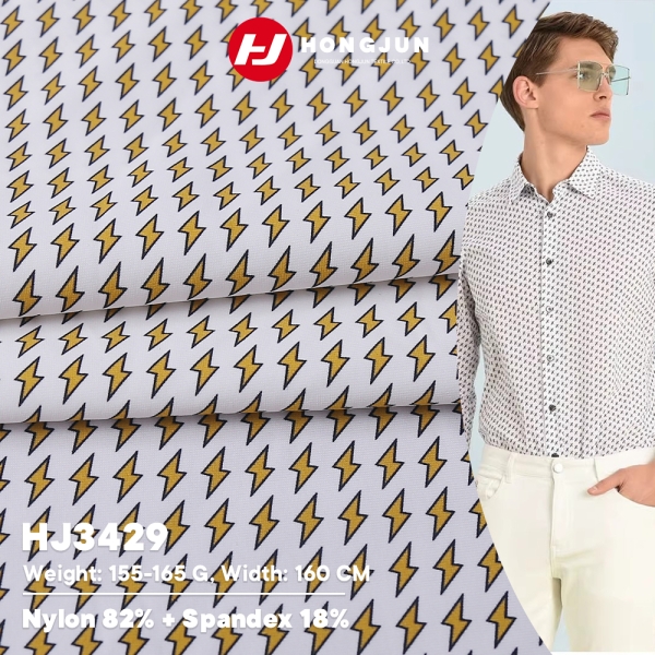 New Design Fashionable Dynamic Style Nylon Spandex Blend Fabric Suitable for Men Daily Business and  | product image