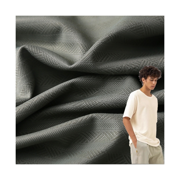 Direct Sale Nylon Spandex 3D Three-dimensional Ice Feeling Jacquard Fabric High Elasticity Sportswea | product image