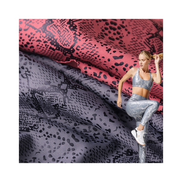 Polyester Spandex 240G Camouflage Yoga Fabric Four Sided High Elasticity Fabric Sports Pants Fabric  | product image