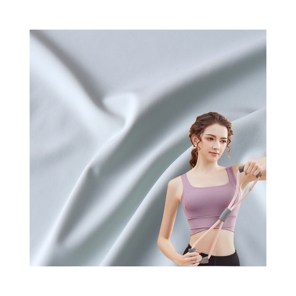 Direct Sale Nylon Spandex Double-sided Knitted Yoga Clothing Fabric Sports Fitness Running Corset Da | product image