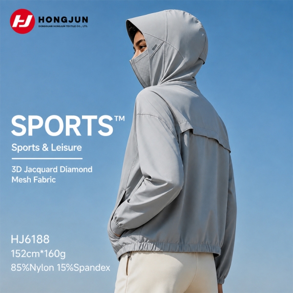 Wholesale Knitted Breathable Jacket Sun protection Fabric Sports Cycling Suit UV protection Casual S | product image