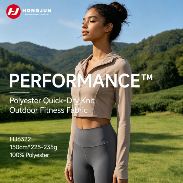 Factory Direct Selling Thickened 100% Polyester Fabric Soft Smooth Warm for Yoga Long Sleeve Sports  | product image